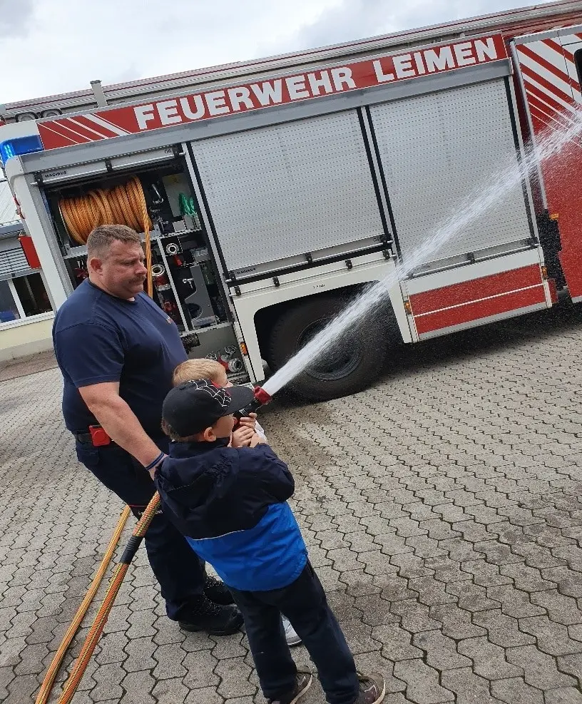 Bei der Feuerwehr